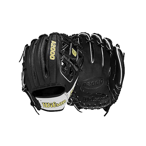 Wilson A2000 - color: Black/White/Yellow, size: 11.5"