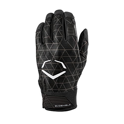 Evoshield EvoCharge Protective Batting Gloves - color: black, size: Small, style: Youth