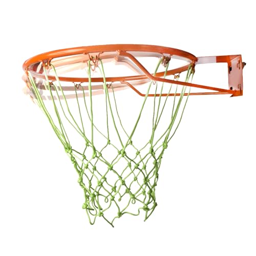THUNDERBAY Reinforced Heavy Duty Breakaway Wall Mounted Basketball Rim,18 inch Basketball Rim Goal Replacement for Indoor Outdoor Walls - style: 18 Inch Solid Fixed