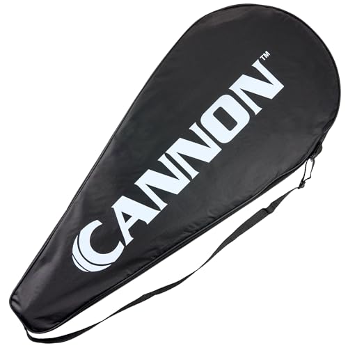 Cannon Sports Premium Padded Tennis Racket Cover Bag with Adjustable Shoulder Strap – Durable & Lightweight Racquet Carrying Bag