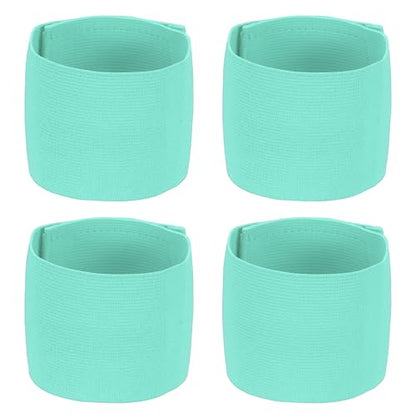 Soccer Captain Armband, Elastic Wrist Arm Bands Adjustable Player Team Leader Anti-Slip Badge Sports Accessories-Fit - color: Light Blue