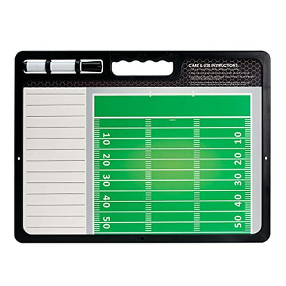 Murray Sporting Goods Premium Coaches Clipboard | Double-Sided Dry Erase Marker Board for Basketball, Baseball, Soccer, Football, Hockey (Marker Included)