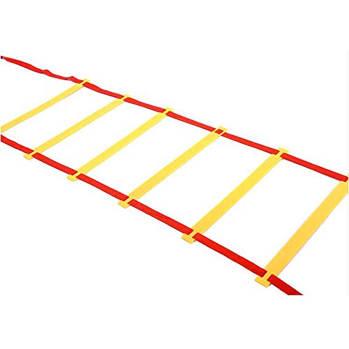 Fitness Agility Ladder Training Equipment, Improve Coordination, Speed, Develop Explosive Power, Strength and Better Footwork,6/8/10/12/14 Rung Agility Ladder + Carry Bag