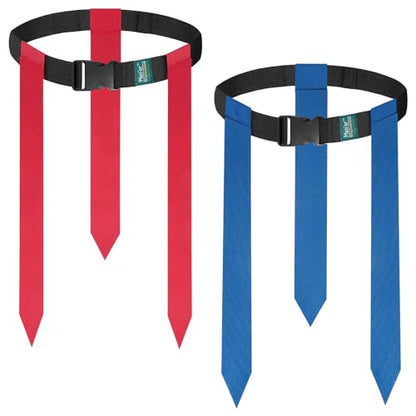 Mao'er Flag Football Belts, 10 Player Flag Football Set with 30 Flags For Kids Youth And Adults Training Equipment