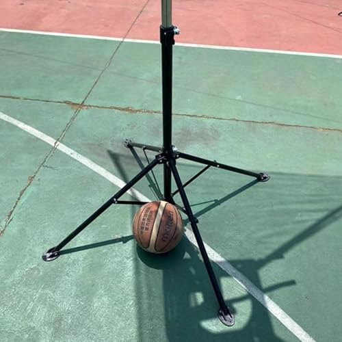 Basketball Practice Network Basketball Return Attachment for Pole Basketball Hoops, Free Standing Basketball Equipment for Shooting/Dribbling Drills, Rebounder