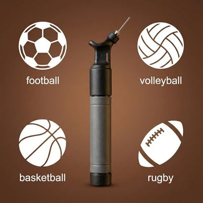 Air Pump for Sport Balls,Soccer Pump,Basketball air Pump,Football Pump,Sports Excercise Ball Pump for vollyball with Needles 6PC