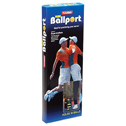 Tourna Mini Ballport Tennis Ball Pick Up Hopper - style: Black