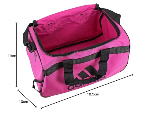 adidas Power Gym Duffel Bag – Athletic & Lightweight for Sports – Diablo - color: Intense Pink/Black/Diablo
