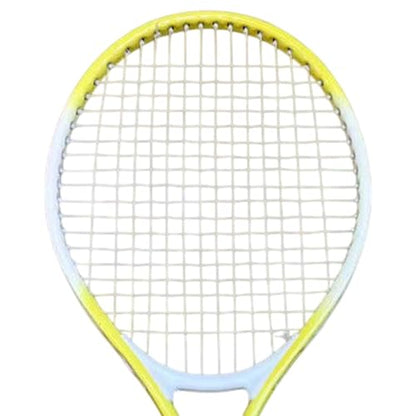 Tennis Racket, Tennis Equipment, Shockproof, Comfortable, Nylon Strings, Tennis Racket for Outdoor Leisure Game, Yellow