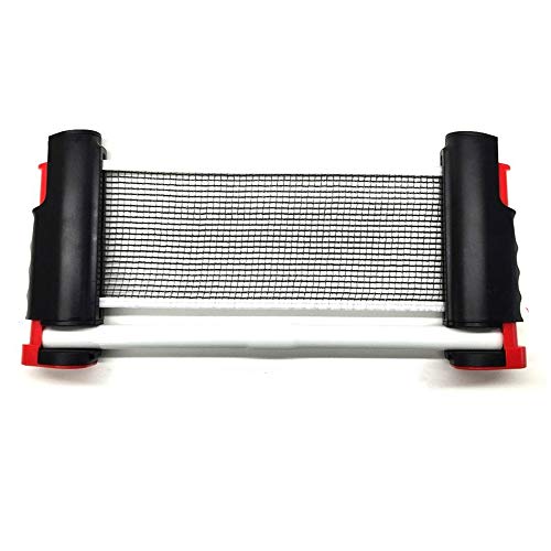 Ping Pong Nets, Table Tennis Nets Adjustable Retractable Net Ping Pong Replacement Net, Mobile Travel Holder for Any Table- Adjustable Length 190cm/72 (max)