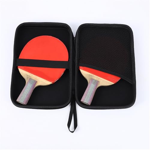 Pingpong Paddles Case Hard Shell Table Tennis Paddle Storage Bag Easy to Carry Great Lovers Pingpong Hard Case Bag for Training and Travel - color: Silver