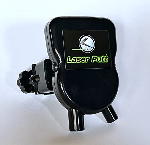 by Laser Focus Golf - Putting Training Aid with Green Laser for Alignment and Red Laser for Distance Control