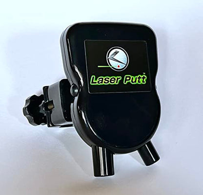 by Laser Focus Golf - Putting Training Aid with Green Laser for Alignment and Red Laser for Distance Control