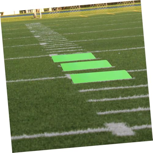 Toyvian 6Pcs Court Lines Marker Kit Flexible Throw Down Markers for Tennis Basketball and More Weatherproof Outdoor Sports Field Setup