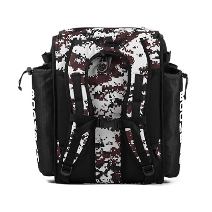 Boombah Mini Superpack Bat Bag Digital Camo Black/Maroon - color: Black/Maroon