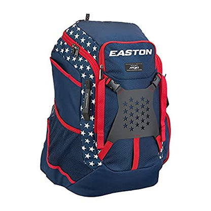 Easton | WALK-OFF MOJO Backpack Equipment Bag | Baseball & Softball | Multiple Colors - color: Stars & Stripes-Mojo