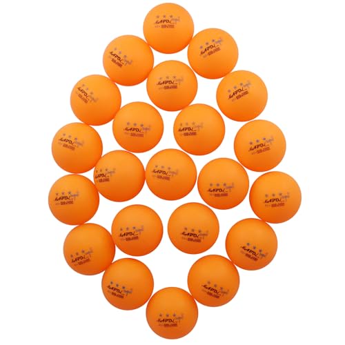 MAPOL 60/22 Count 3-Star 40+ Premium Ping Pong Balls Advanced Practice Table Tennis Ball - color: orange,22-pack