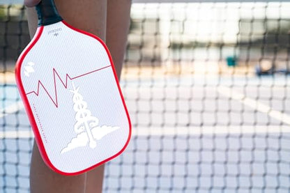 Diadem Rush Pickleball Paddle Series | USAPA Approved | Lightweight Fiberglass 16mm Paddle with Fiberglass Surface for Spin & Control | Stunning Color Options Including First Responder Series