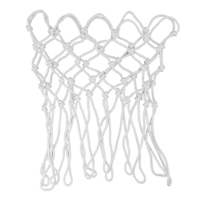 Basketball Net Replacement, Polyester, White, All Weather Durable Anti Whip for Indoor Outdoor Rims - Crisp Sound Performance, Weather, Easy Installation