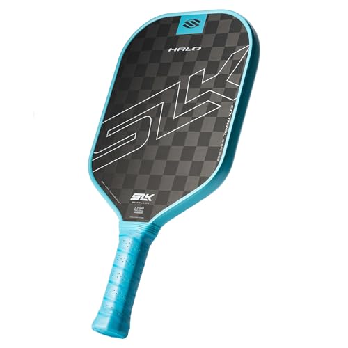 Selkirk Sport SLK Halo Raw Carbon Fiber Pickleball Paddle | Power, Pro and Control Pickleball Paddles | T700, 18K Ultraweave, Aramid Fiber LinkWeave | Designed & Controlled in USA - color: Control | Blue | 2025, size: Max (All - Around Paddle)