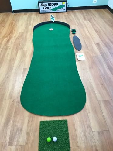 Big Moss Golf The Original V2 3' X 9' Practice Putting Chipping Green