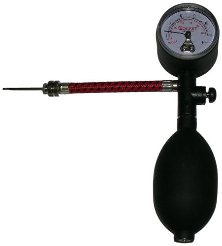 Tandem Sport Pocket Pump With Pressure Gauge - Ball Pump with Hose & Air Release Valve - Travel Size Ball Pump for Volleyballs, Basketballs & Footballs - Easy, One Hand Operation - Black - style: Pocket Pump with Pressure Gauge