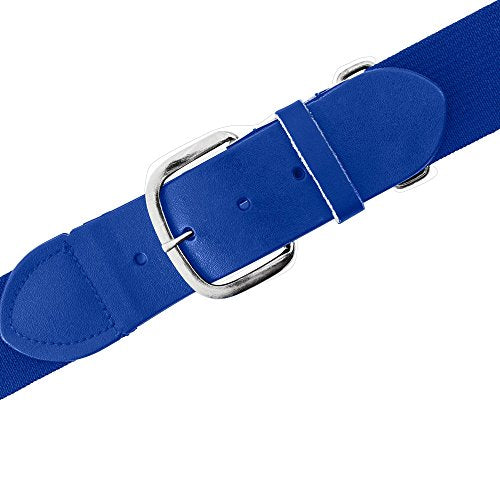 Champion Sports Baseball & Softball Belt – Stretch Fit Uniform Belt for Youth & Adult Players, Multiple Colors - color: Royal Blue, size: Adult (22-46 Inches)