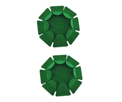 FAMI Indoor Golf Putting Cup - All-Direction Practice Hole Cup with Surface Flocking - color: Green 2Pack