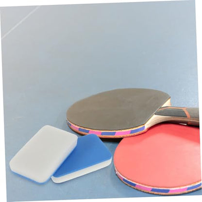 2pcs Table Tennis Bat Cleaner Sponge Wipes Tool Portable Paddle Cleaning Supply Racket Scrubber for Table Tennis Maintenance