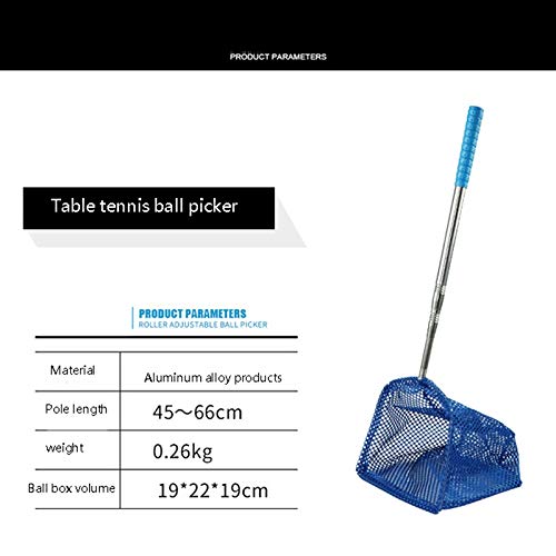 Portable Telescopic Scoop Net Table Tennis Ball Picker Net Table Tennis Ball Picker Tool for Ball