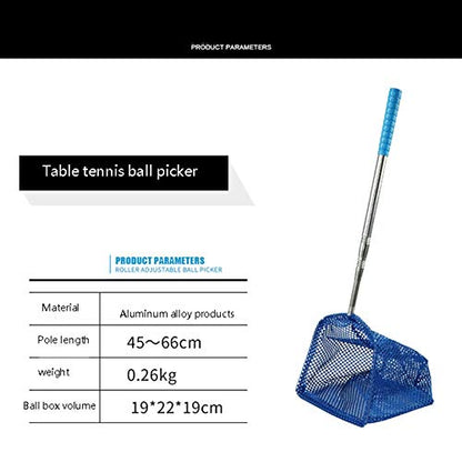 Portable Telescopic Scoop Net Table Tennis Ball Picker Net Table Tennis Ball Picker Tool for Ball