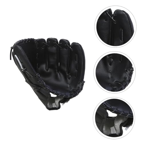 SHERCHPRY PU Baseball Glove Lightweight Infielder Pitcher Training Mitt for Youth Beginners Flexible Softball Fielding Hand Protection