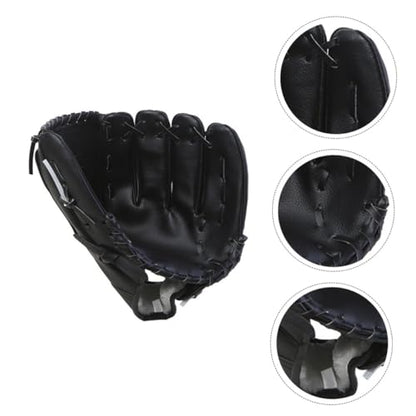 SHERCHPRY PU Baseball Glove Lightweight Infielder Pitcher Training Mitt for Youth Beginners Flexible Softball Fielding Hand Protection