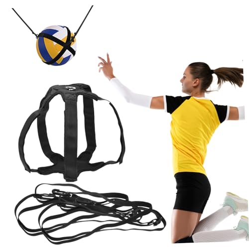 Toddmomy Adjustable Volleyball Spike Trainer Strap Enhance Hitting Technique Jumping Ability Durable Wear-Resistant Straps for All Skill Levels Outdoor Practice