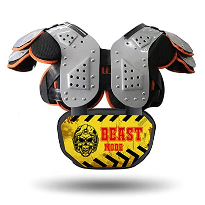 Sports Football Back Plate Football Backplates for Shoulder Pads Football, Rear Protector Lower Back Pads for Football Players, Lower backs will be safe and stylish with this sturdy backplate.