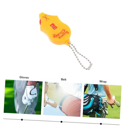 2pcs Portable Golfs Scoring Device Accurate Golfs Counter Tool for Easy Stroke Tracking Golfers Durable and Lightweight Design