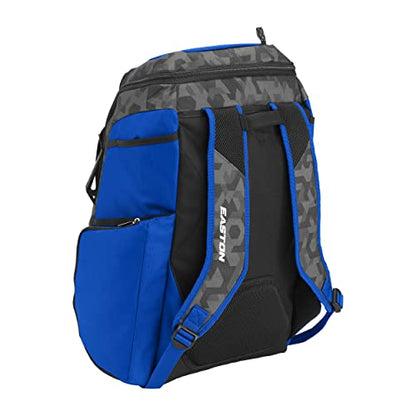 Easton | WALK-OFF MOJO Backpack Equipment Bag | Baseball & Softball | Multiple Colors - color: Royal-Mojo