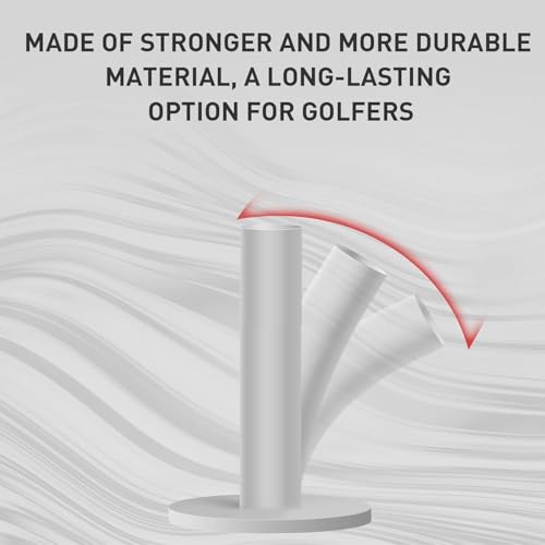 Brccee AC Rubber Golf Tees for Mats, Driving Range Tee, Golf Accessories for Indoor & Outdoor Practice - size: 3 ", 2.5 ", 2" MIX