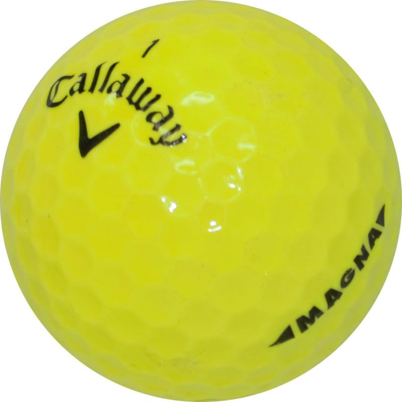 LostGolfBalls - Supersoft Magna Golf Balls for Callaway Golf in Good Condition, Recycled Used Golf Balls, AAA Quality, White