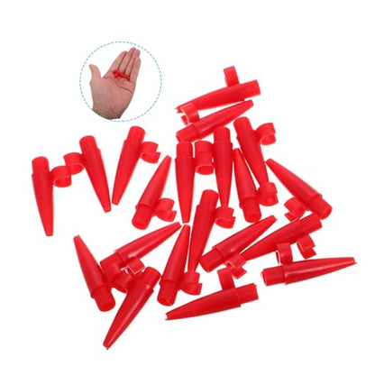 TOYANDONA 20pcs Plastic Air Pump Nozzles for Inflatable Toys Balls Air Bed Mattress