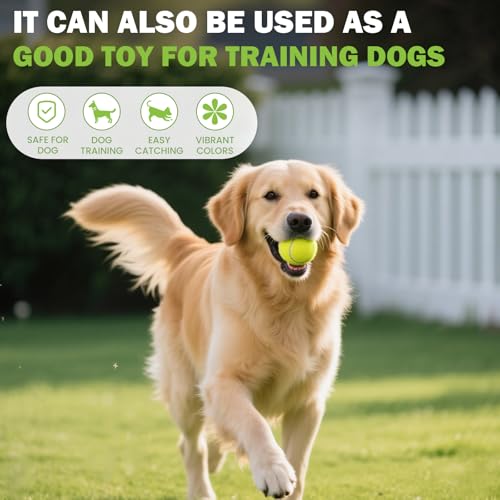 FURWEY Tennis Balls, 12/24/36/80 Pack Bulk Tennis Balls Pressureless Tennis Ball, Come with Mesh Bag for Easy Transport,Pet Dog Playing Balls, Good for Beginner Training Ball - size: 36P