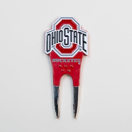 Team Golf NCAA Ohio St Shaped Divot Tool