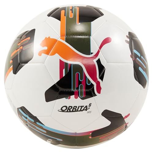 Puma Orbita 6 Machine Stitch Soccer Ball - color: PUMA White-multicolor AW24, size: 4