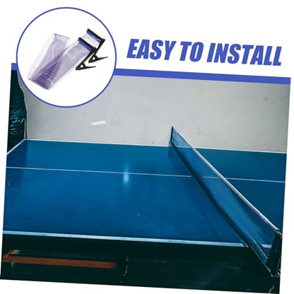 Portable Table Tennis Net Set with Rack Easy to Install Net for Indoor and Outdoor Sports Lightweight and Compact for Family Fun Durable Design for Years of Play