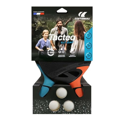 CORNILLEAU Set of 2 paddles and 3 balls TACTEO Pack 4 Duo