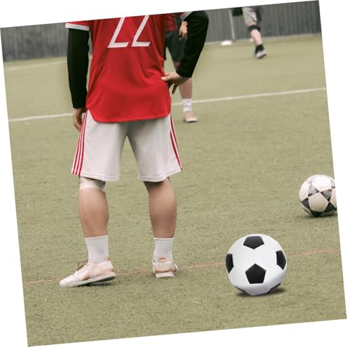 minkissy Size 5 Training Soccer Ball Pu Machine-Seamed Football for Boys, Sturdy Outdoor Practice Ball for Youth Soccer Training and Play