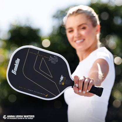 Franklin Sports PRO Pickleball Paddles – C45 Carbon Fiber Series - Official USAP + UPA Approved – Pro Player Design - color: ALW Aurelius | White, size: 16 mm