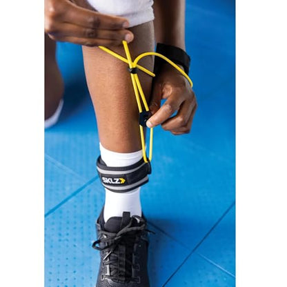 SKLZ Bump-N-Pass Volleyball Trainer with Resistance Bands for Improved Passing Technique, Black