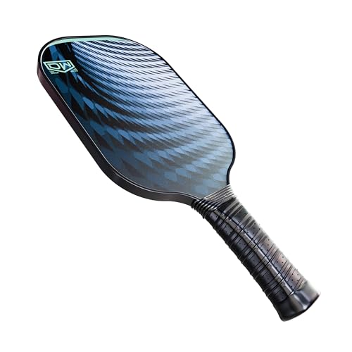 DW Tornado Pickleball Paddle – Carbon Fiber Frame, Polypropylene Honeycomb Core, Lightweight with Comfortable Grip, Versatile for All Skill Levels, Ideal for Both Indoor and Outdoor Games