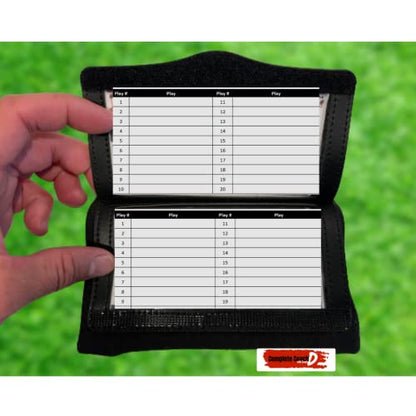 Youth Play Wristbands - Call Plays and Win Games - Flag or Tackle Football QB Coach - Playbook Wrist Bands Football Equipment (5 or 10 Packs) - size: 5 Pack
